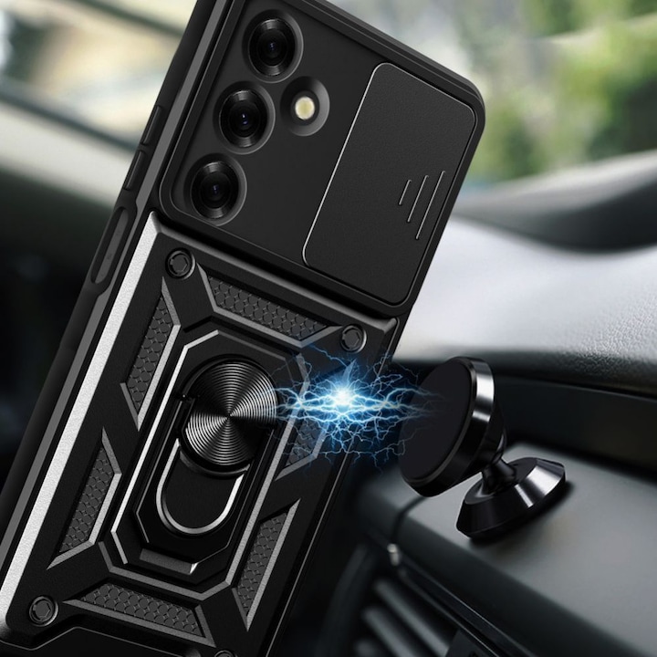 Produktbild Tech-Protect Camshield Pro Case for Samsung Galaxy M35 5G - Black (Samsung Galaxy A35)