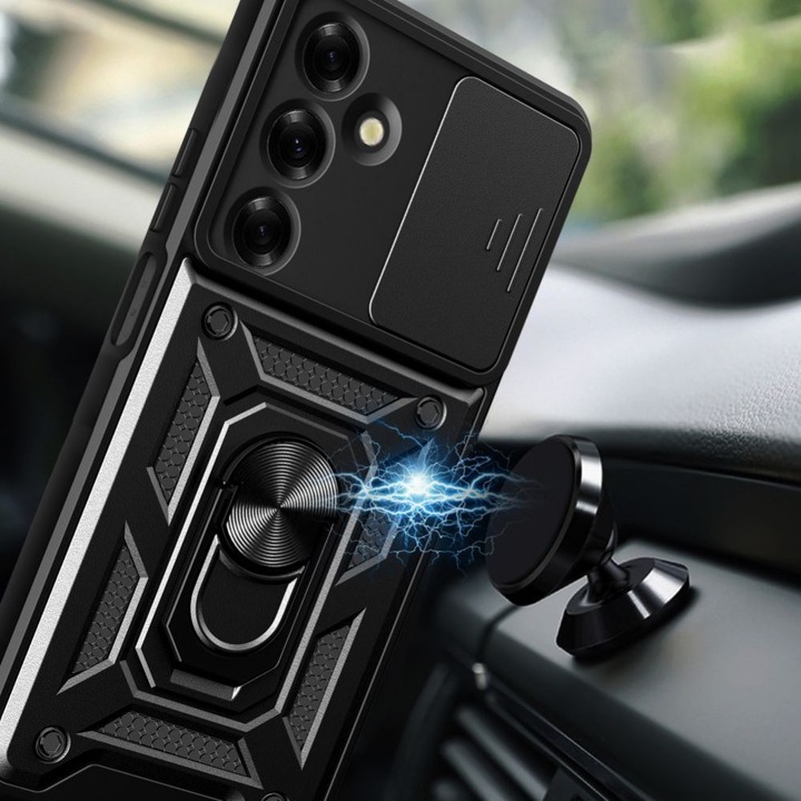 Actual product image Tech-Protect Camshield Pro Case for Samsung Galaxy M35 5G - Black (Samsung Galaxy A35)