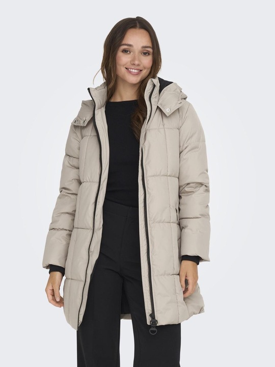 Immagine prodotto JdY Cappuccio Polsini a coste Cappotto Cappotto trapuntato (S)