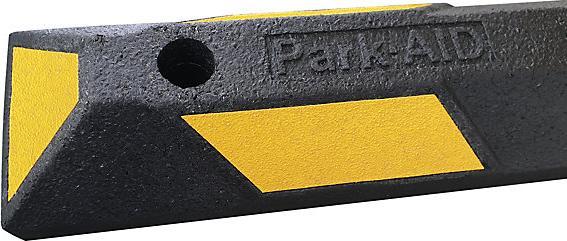 Image du produit Moravia Délimitation de parking Park-AID®, L x l x h 1800 x 150 x 100 mm, noir/jaune.