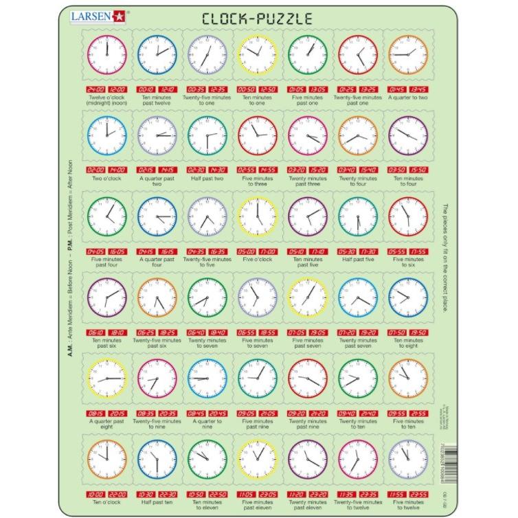 Larsen Learn the Clock (42 pezzi)