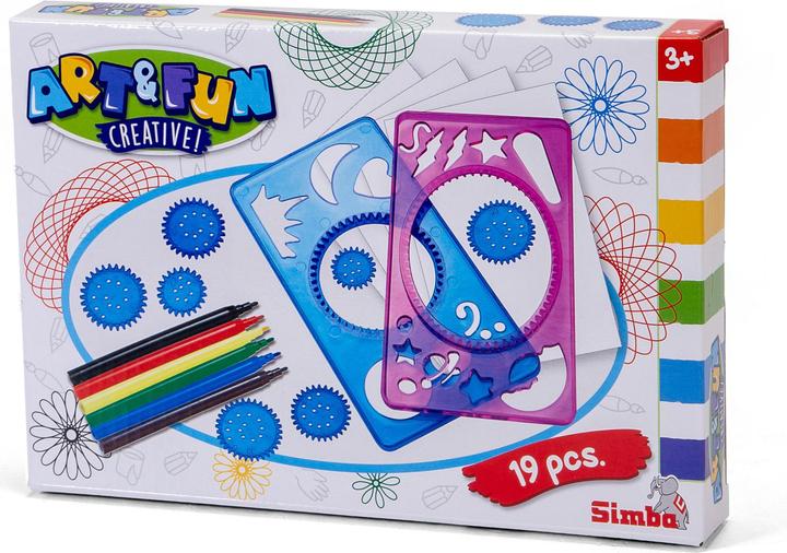 Simba A&F set of colouring stencils