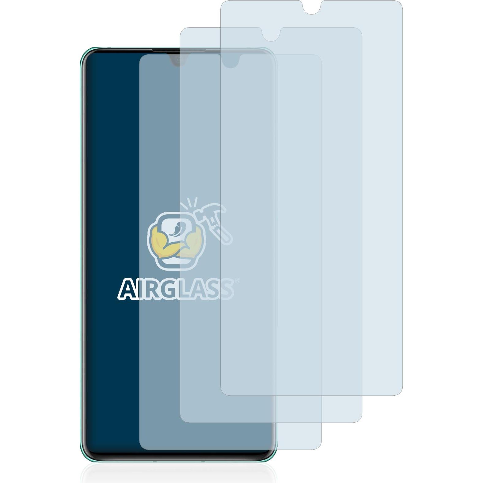 Thumbnail - BROTECT AirGlass Panzerglasfolie (3 Stück, Huawei P30), Smartphone Schutzfolie, Transparent