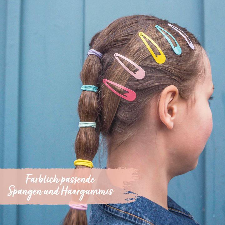 Immagine prodotto Papierdrachen Scatola di elastici per capelli per bambini + fascette per capelli