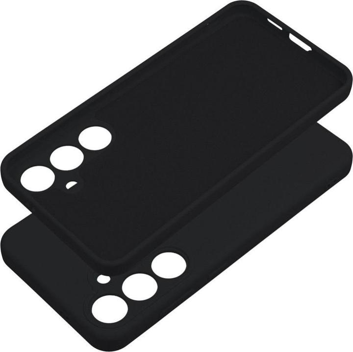 Actual product image OEM Back panel cover SILICONE case for SAMSUNG S24 Plus black (Samsung Galaxy S24+)