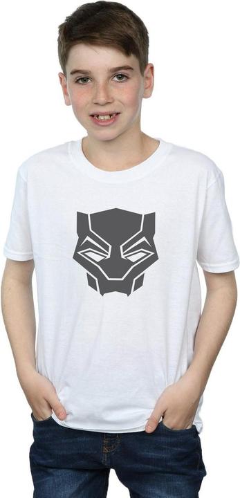 Image du produit T-Shirt garçon Black Panther noir sur noir (128)