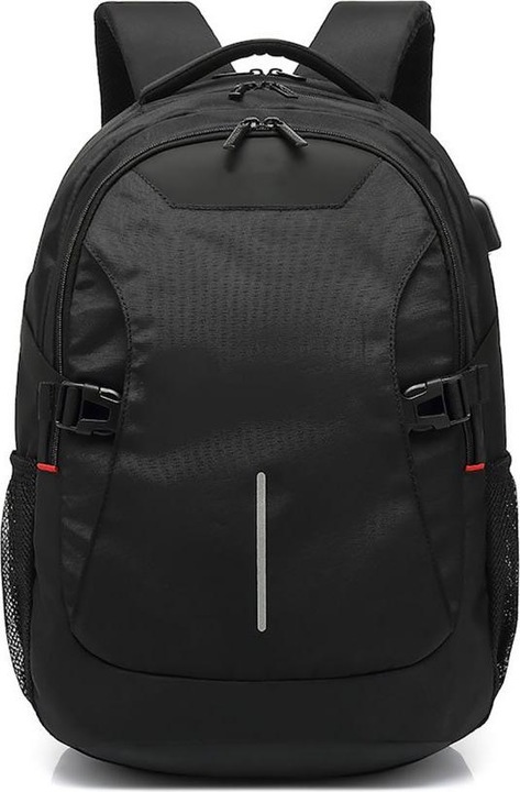 Produktbild Global, backpack 15.6", black, with USB charging port (0.27 l)