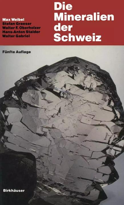 Produktbild Die Mineralien der Schweiz (Deutsch, Max Weibel)