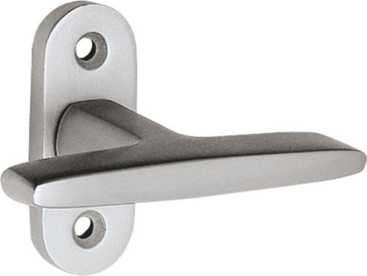 EDI Window handle 1511/0000 Aluminium F2 / nickel silver coloured 35 mm cross handle