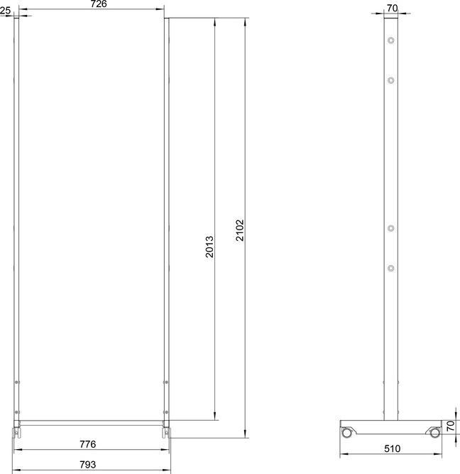 Immagine prodotto Multibrackets Supporto per monitor 55", per la serie OMD