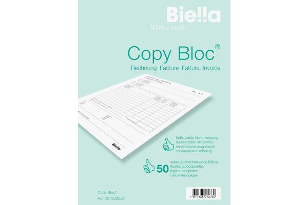 Actual product image Biella Copy Bloc Invoice Pad (100 x)