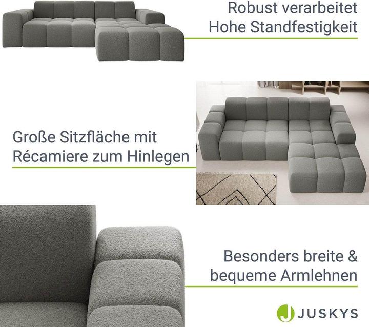 Image du produit Juskys Canapé Merano droite (Canapé d'angle)