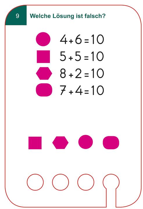 Actual product image Calculation training 1 (German)