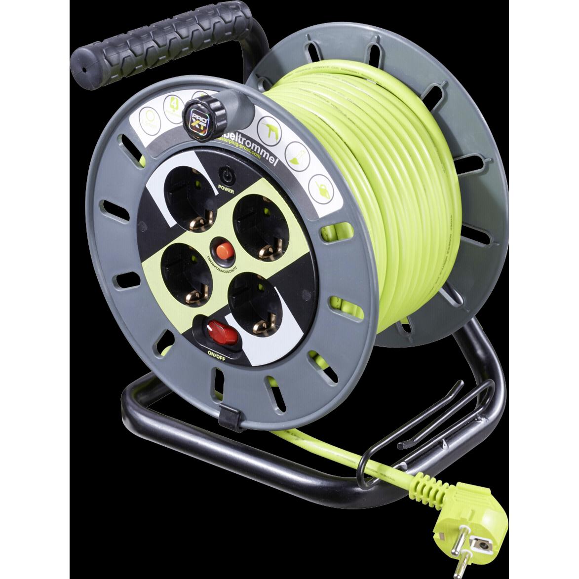 Masterplug, Kabelrolle, ProXT Kabeltrommel Robust L 25m (25 m, 1.50 mm²)