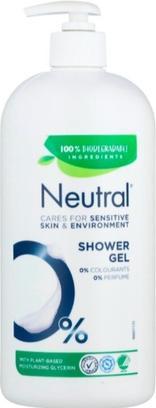 Actual product image Neutral Shower Gel With Pump 0% Sensitive - Gentle And Fragrance-Free