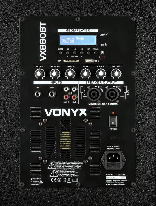 Produktbild Vonyx VX880BT (Aktiv, 2x 1000 W)