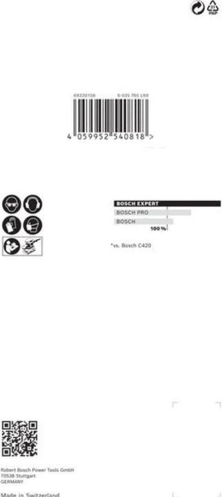 Produktbild Bosch Professional Zubehör EXPERT M480 Schleifnetz für Schwingschleifer, 93 x 186 mm, G 80, 10-tlg. (80)