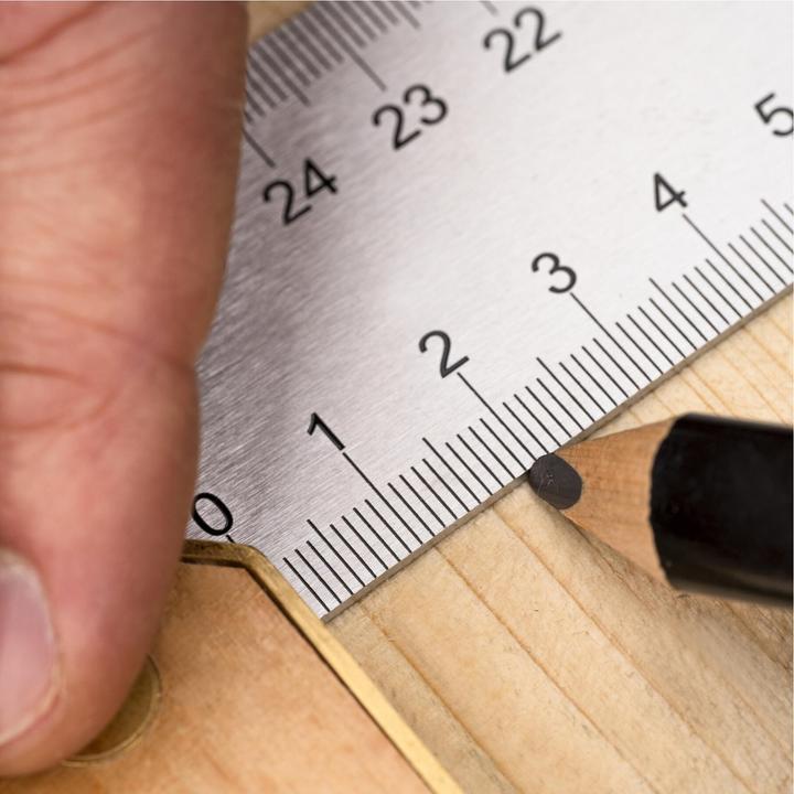 Produktbild Stier Anschlagwinkel Schreinerwinkel Buche 90° / 45° 300 mm