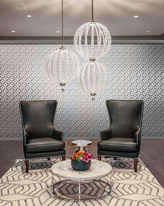 Image du produit Elstead Lighting Oberlin LED Lampe à suspendre 2 fois 55cm Nickel satiné (1600 lm)