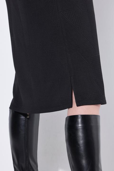 Produktbild Ulla Popken Sweat-Midikleid, A-Linie, V-Ausschnitt, 3/4-Arm (62)