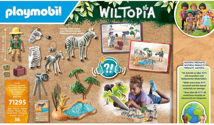 Produktbild Playmobil Unterwegs mit der Tierfotografin (71295, Playmobil Wiltopia)