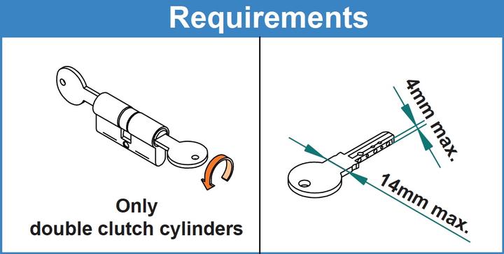 Immagine prodotto Danalock Adattatore per chiave girevole Euro