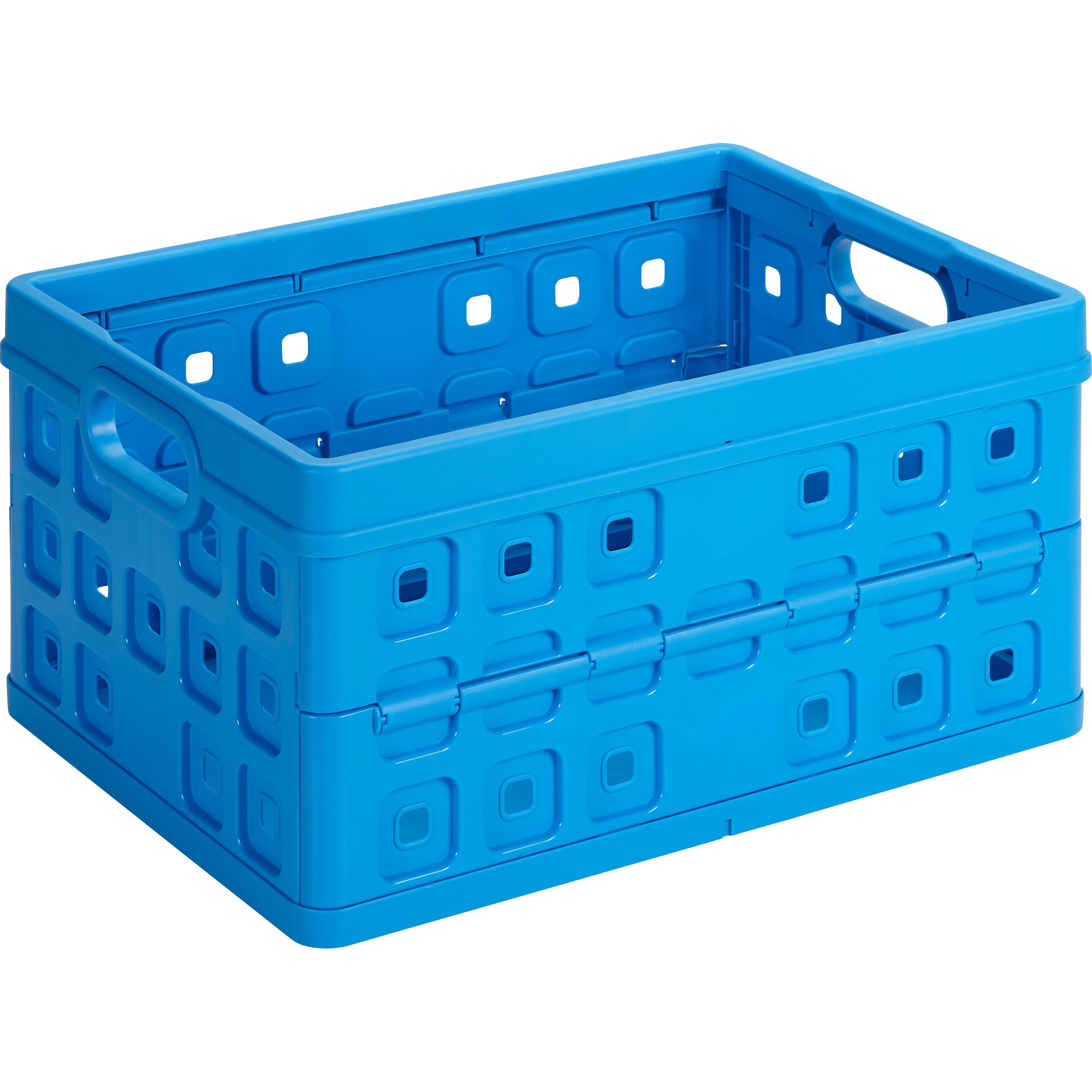 4x Sunware, Aufbewahrungsbox, Square Klappbox, Inhalt 32 oder 46 Liter, 30 kg Tragkraft, für Lebensmittel (32 l)