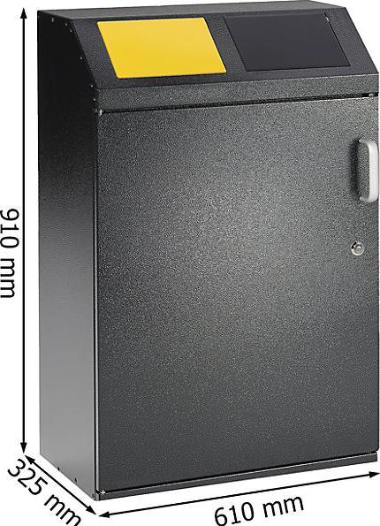 Produktbild eurokraft pro Wertstoffsammelschrank (50 l)