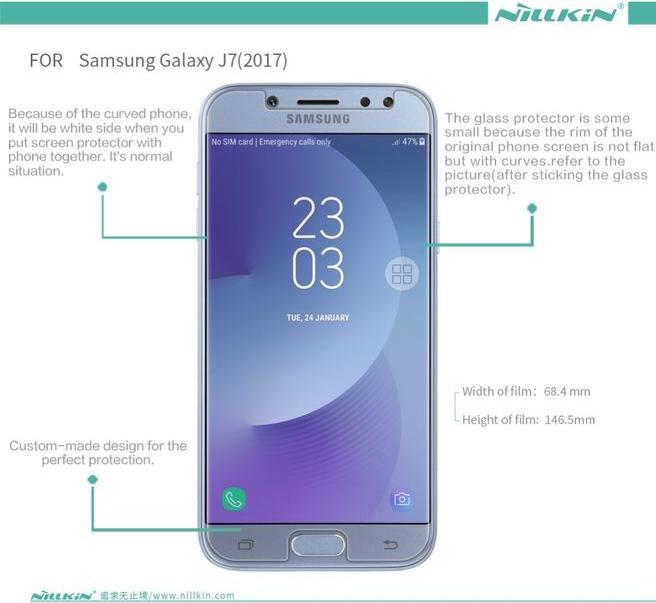 Actual product image Nillkin Matte Series (1 pcs., Samsung Galaxy J7 2017)