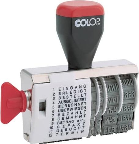Produktbild Colop Wortbandstempel 04000 WD Variotext mit Datum