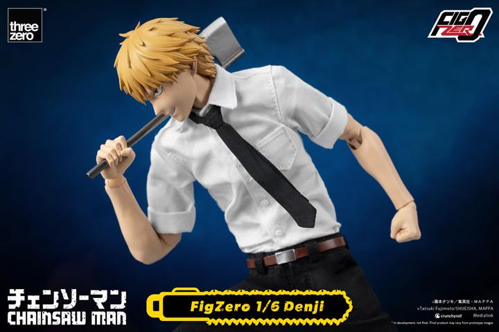 Actual product image ThreeZero Chainsaw Man FigZero figurine 1/6 Denji 29 cm