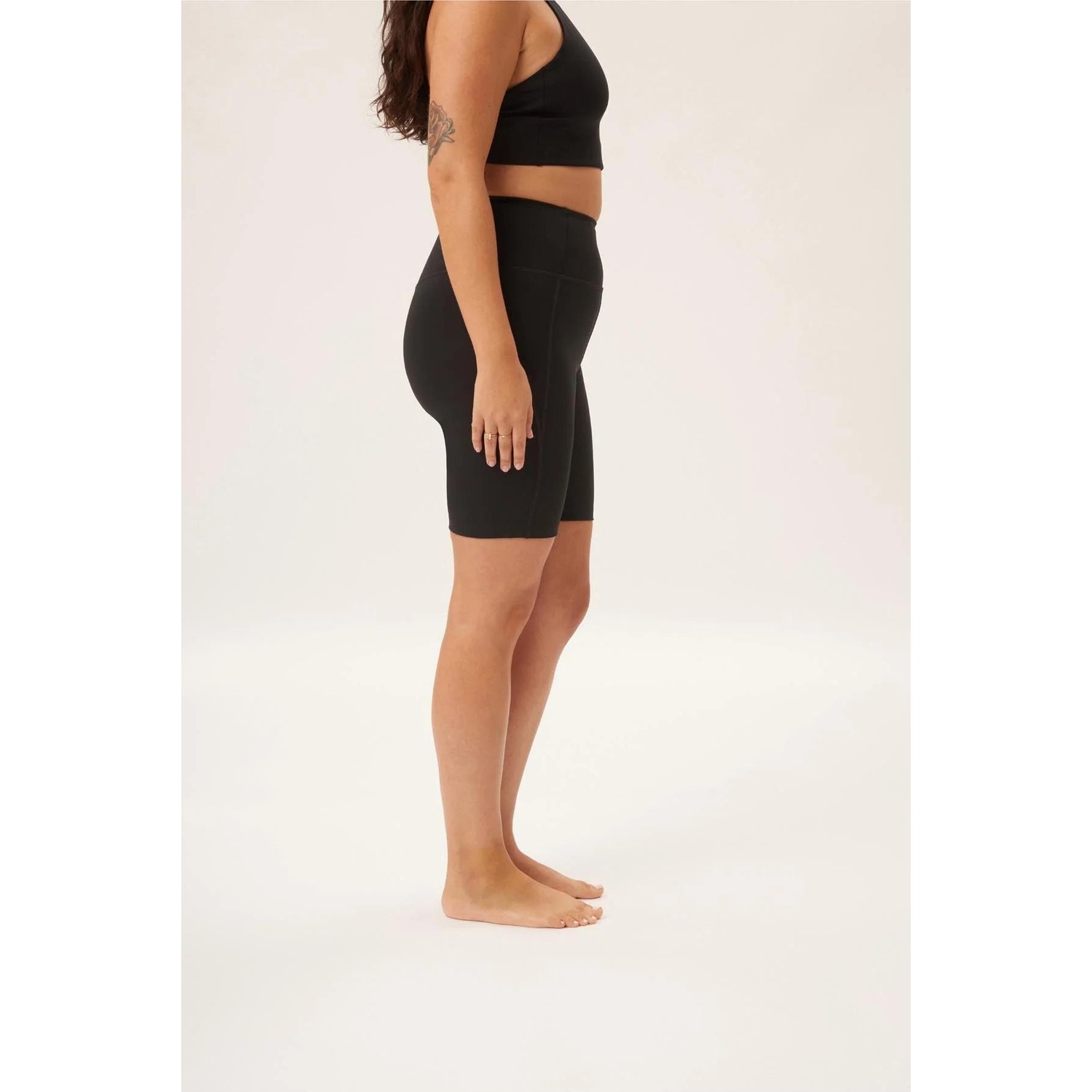 Girlfriend Collective, Damen, Velohosen, damen tights compressive high-rise (XS), Schwarz, XS