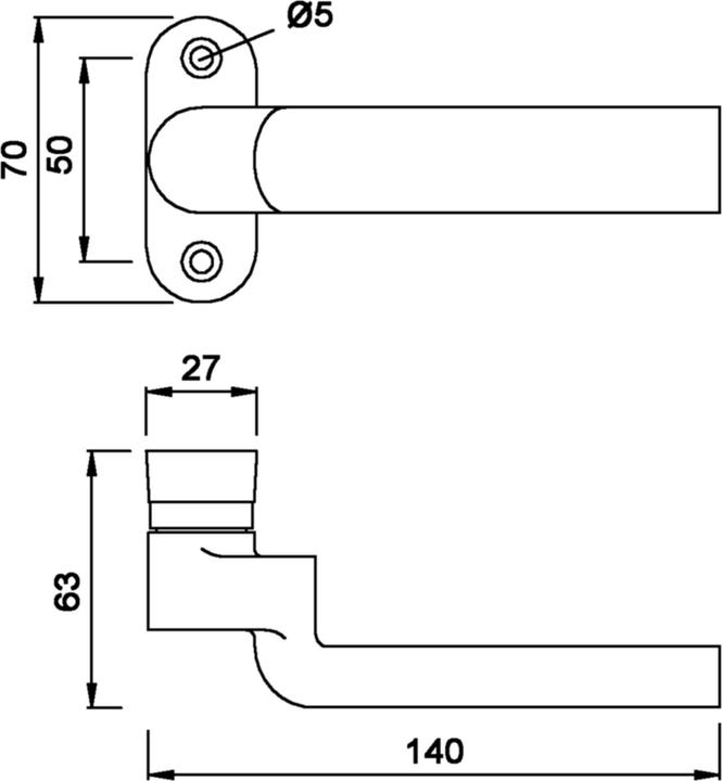 Image du produit Kws Demi-ensembles de poignées de porte (Poignée de porte)