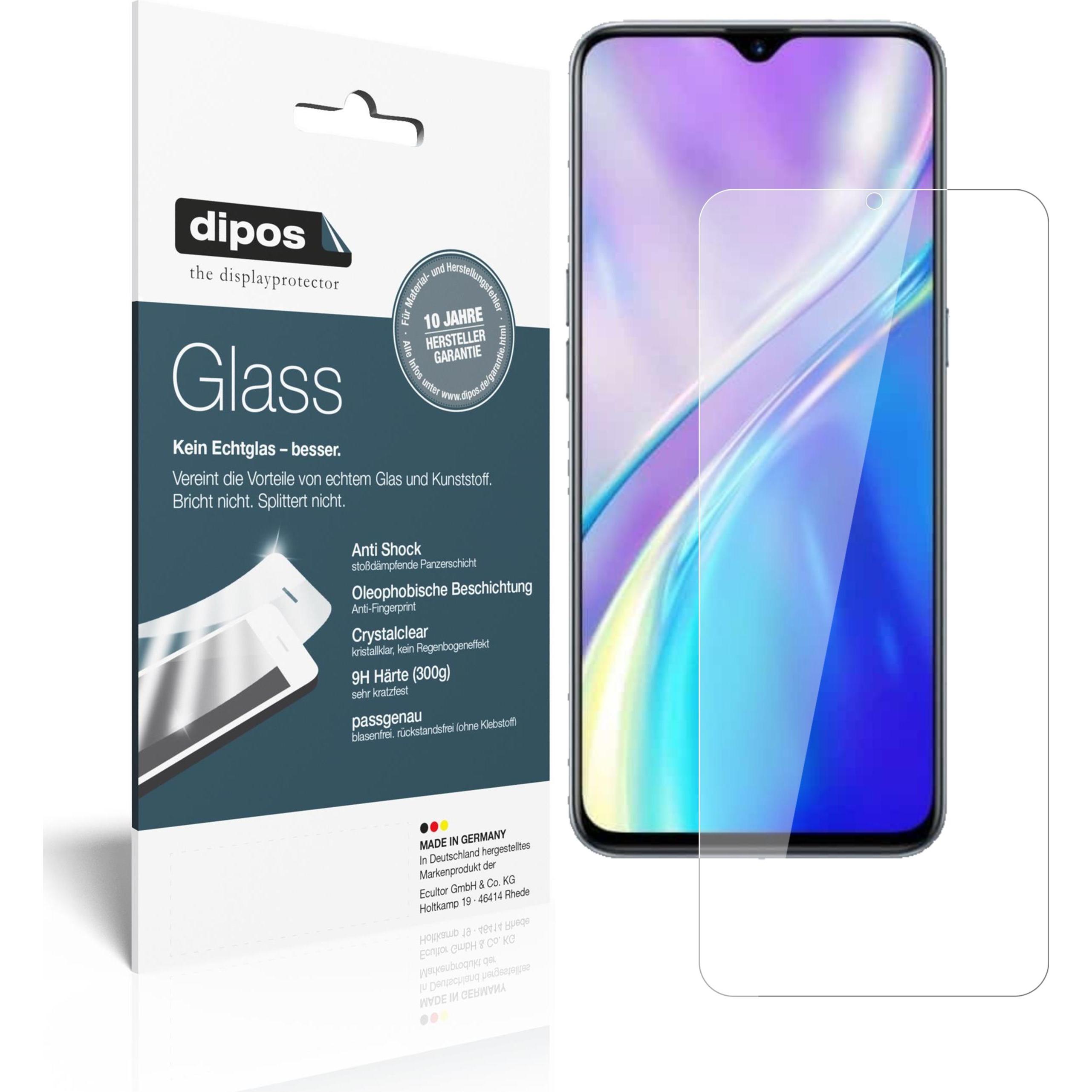 Dipos Displayschutz Anti-Shock (2 Stück, Realme 6i), Smartphone Schutzfolie, Transparent