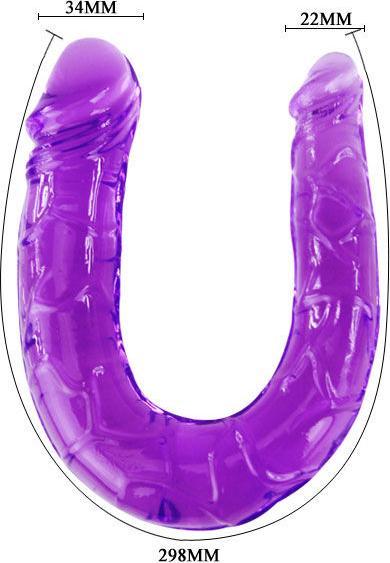 Baile Double Flexible Dildo Purple