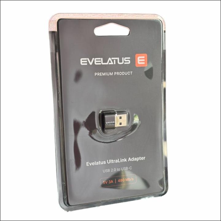 Actual product image Evelatus Converter UltraLink OTG Adapter USB 3.0 to USB-C 5V 3A | 480 Mb/s Abyss Blue