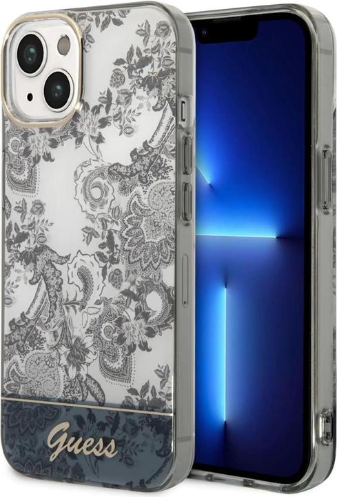 Immagine prodotto Guess GUHCP14MHGPLHG iPhone 14 Plus 6.7" szary/grey hardcase Porcelain Collection (Apple iPhone 14 Plus)