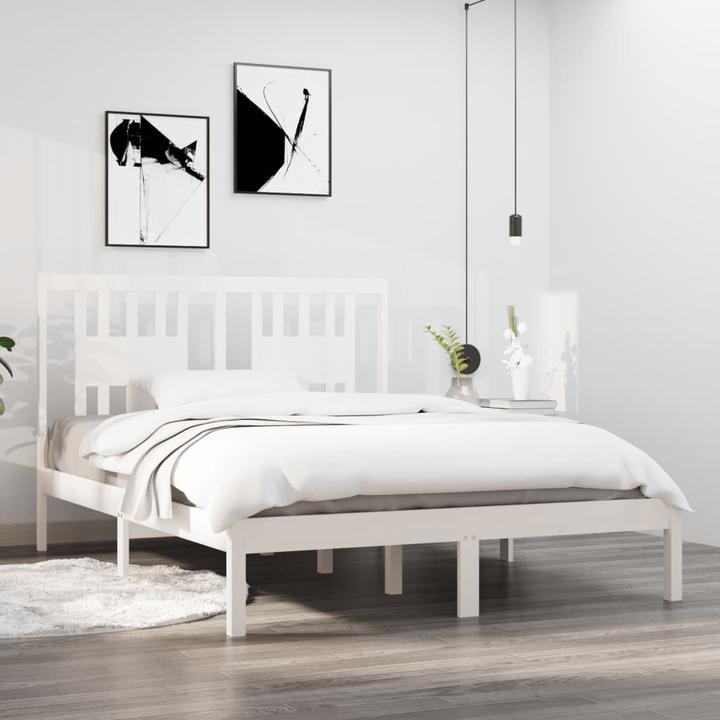 Actual product image vidaXL Bettgestell (135 x 190 cm)