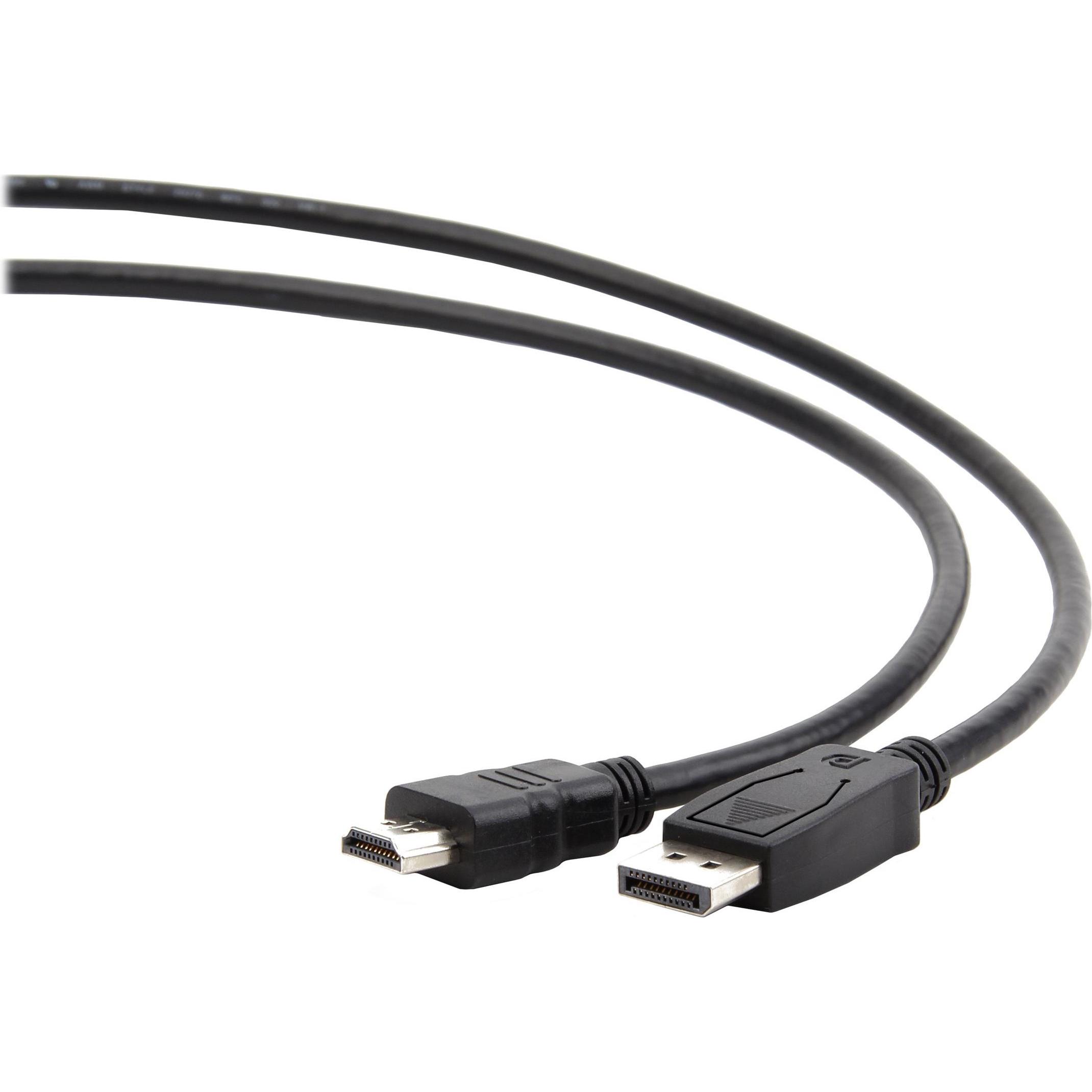 Gembird DisplayPort (1 m), Cavo video, Nero