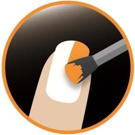 Actual product image Clementoni Crazy Chic - Lovely Animals Nail Polish - Purple & Orange (18842)