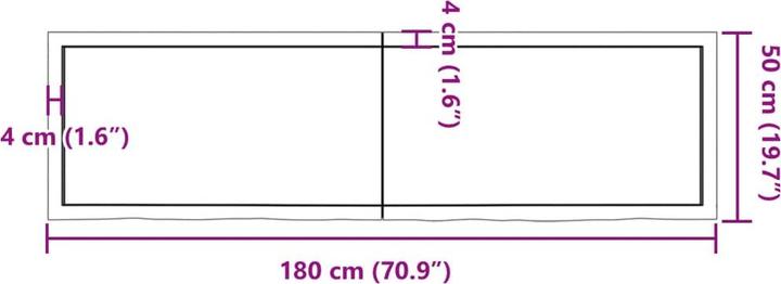 Immagine prodotto vidaXL Saba (180 x 6 x 50 cm)