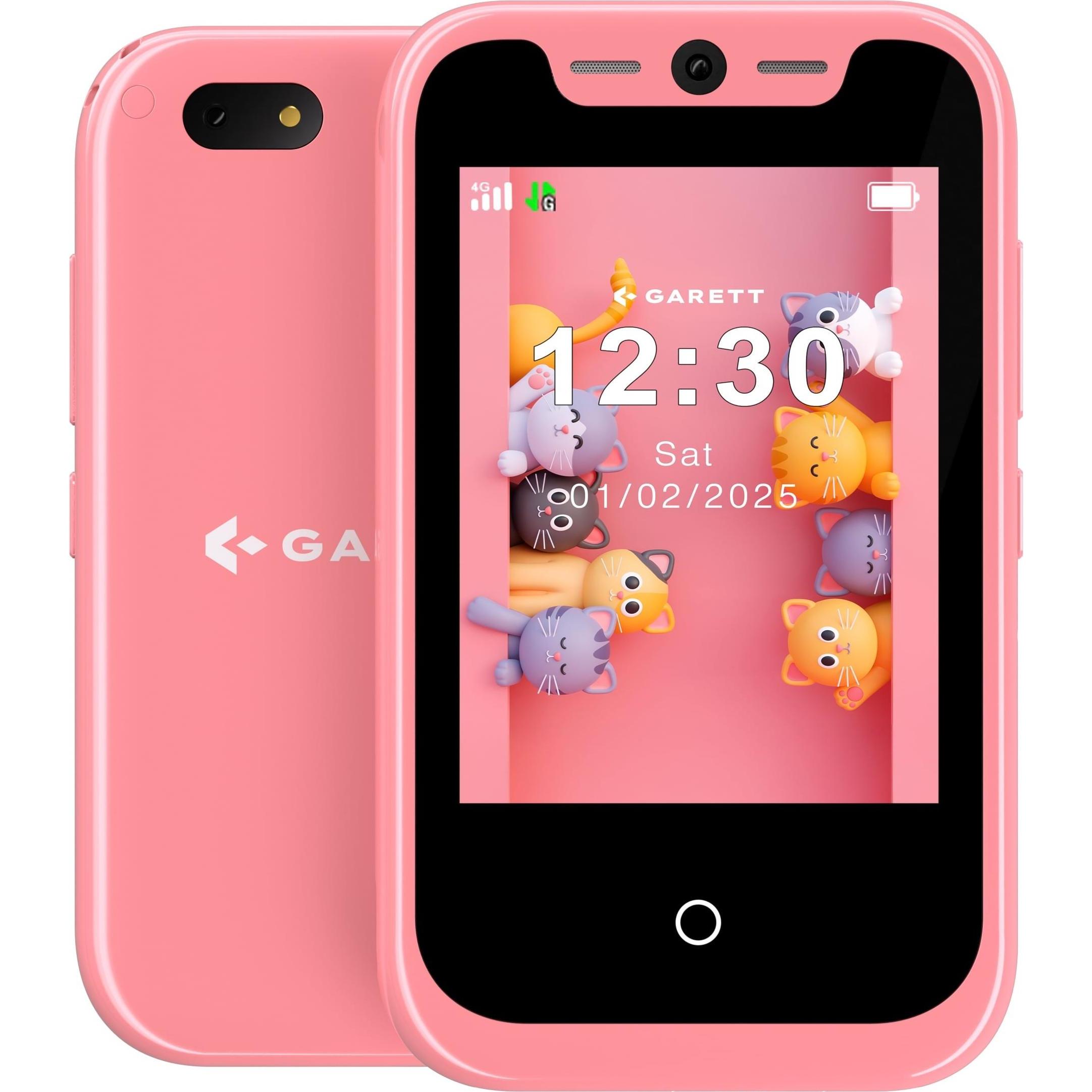 Garett Smartphone OneKid Pink - telefon pro děti, s rodičovským dohledem, růžový, Cellulare con tasti, Pink