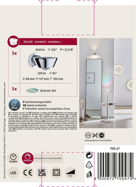 Produktbild Paulmann Sabik (570 lm)