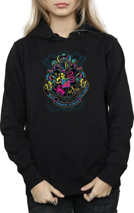 Produktbild Neon Hogwarts Crest Kapuzenpullover (XXL)