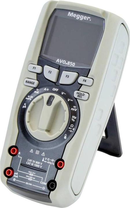 Immagine prodotto Megger AVO850 Multimetro portatile digitale CAT III 1000 V, CAT IV 600V Display (conteggi): 50000 (CAT III 1000V, CAT IV 600V)