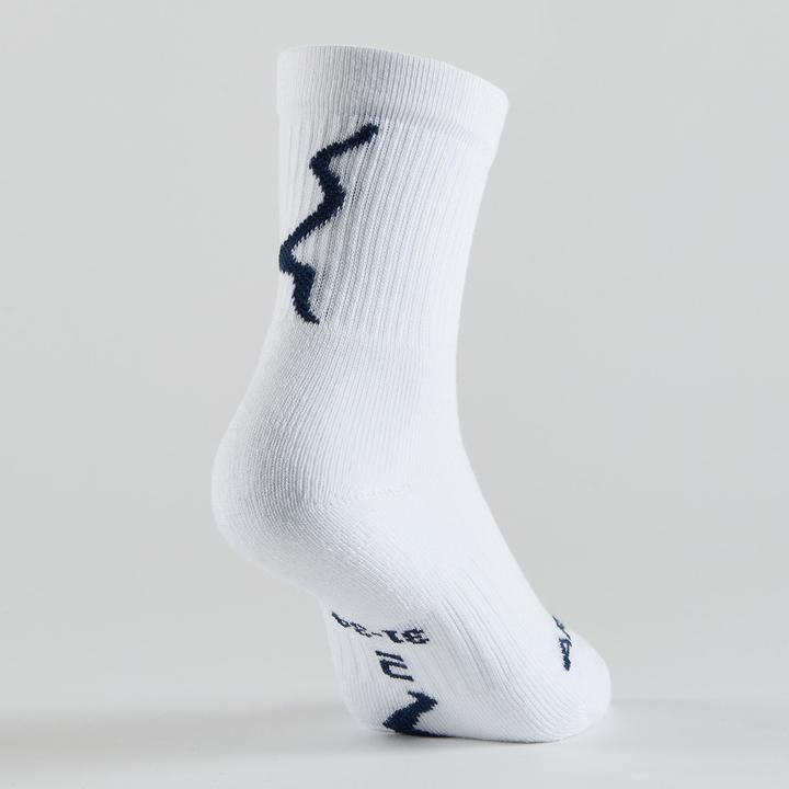 Produktbild Artengo Kinder Tennissocken High 4er-Pack - RS 300 weiss/marineblau (4er Pack, 27 - 30)
