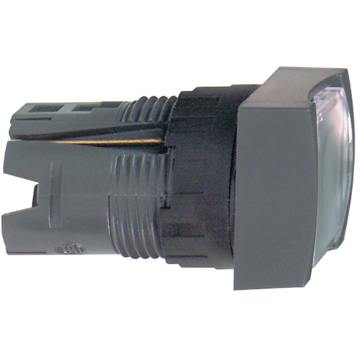 Schneider Electric 16MM Illuminated White Square PushButton, Taster + Schalter, Weiss