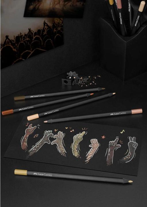 Actual product image Faber-Castell Black Edition (Sorted, 12 x)