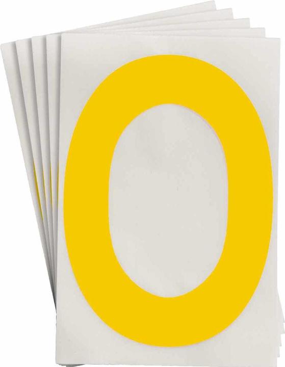 Immagine prodotto Brady Etichette ToughStripe con numeri e lettere, giallo