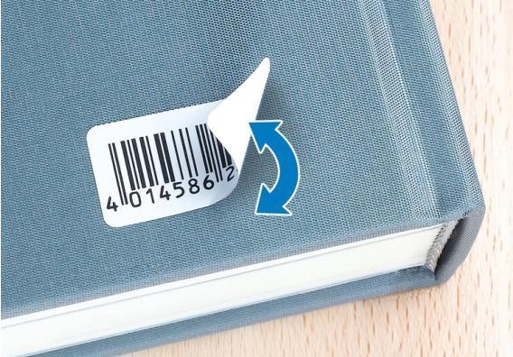 Actual product image HERMA A4 removable labels